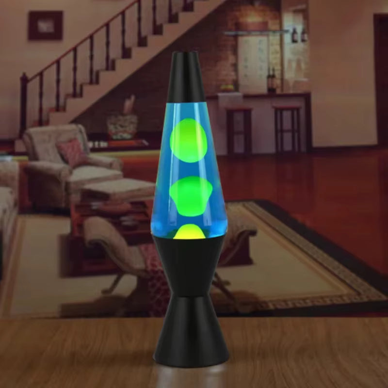 Lava Lamp Volcano Cone Bottle Floating Jellyfish Night Light Romantic Home Decor for Bedroom Kids Teen Gifts Halloween Christmas