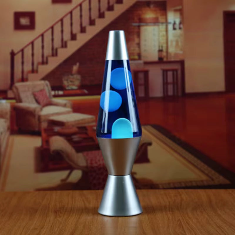 Lava Lamp Volcano Cone Bottle Floating Jellyfish Night Light Romantic Home Decor for Bedroom Kids Teen Gifts Halloween Christmas