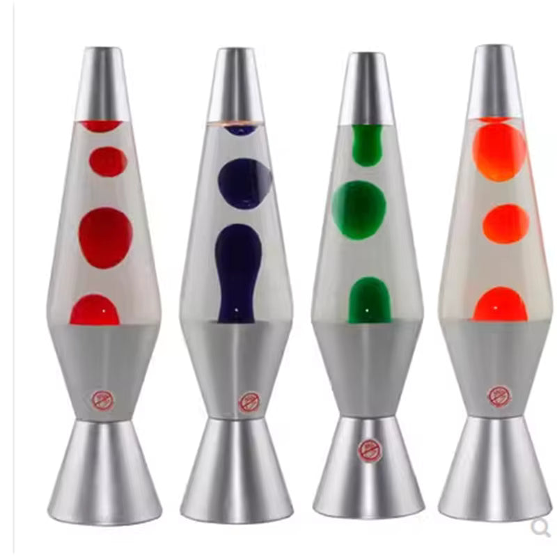 Lava Lamp Volcano Cone Bottle Floating Jellyfish Night Light Romantic Home Decor for Bedroom Kids Teen Gifts Halloween Christmas