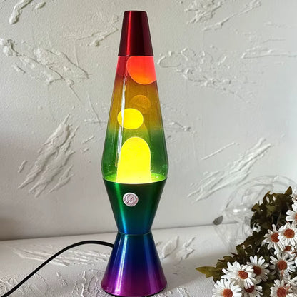 Lava Lamp Volcano Cone Bottle Floating Jellyfish Night Light Romantic Home Decor for Bedroom Kids Teen Gifts Halloween Christmas