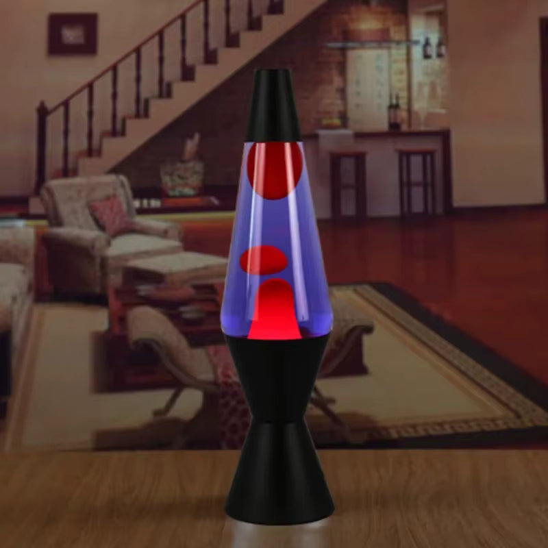 Lava Lamp Volcano Cone Bottle Floating Jellyfish Night Light Romantic Home Decor for Bedroom Kids Teen Gifts Halloween Christmas