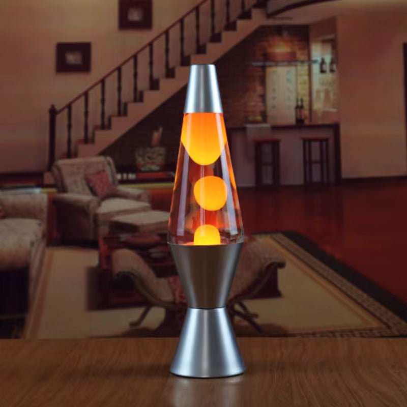 Lava Lamp Volcano Cone Bottle Floating Jellyfish Night Light Romantic Home Decor for Bedroom Kids Teen Gifts Halloween Christmas